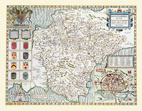 John Speed Map of Devonshire 1611 - John Speed