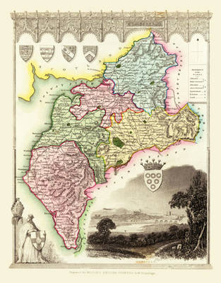Thomas Moule Map of Cumberland 1836