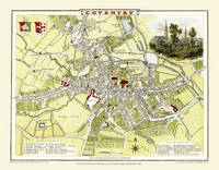 Cole and Roper Old Map of Coventry 1807