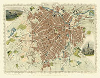 John Tallis Map of Sheffield 1851