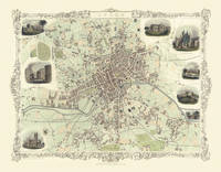 John Tallis Map of Leeds 1851 - John Tallis