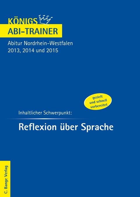 Reflexion &uuml;ber Sprache - K&ouml;nigs Abi Trainer - Kerstin Prietzel