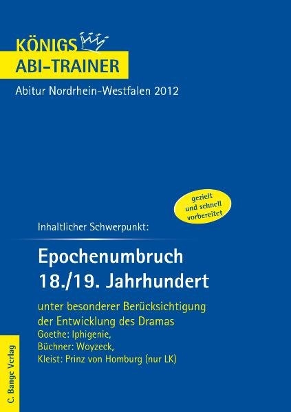 Epochenumbruch 18./19. Jahrhundert - K&ouml;nigs Abi Trainer. - R&uuml;diger Bernhardt