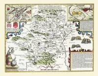 John Speed Map of Hertfordshire 1611 - John Speed