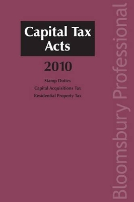 Capital Tax Acts 2010 - 