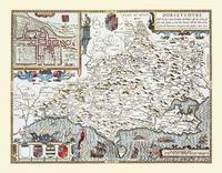 John Speed Map of Dorsetshire 1611 - John Speed