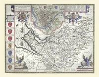 John Speed Map of Cheshire 1611