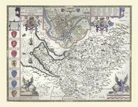John Speed Map of Cheshire 1611 - John Speed