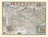 John Speed Map of Kent 1611 - John Speed