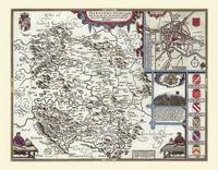 John Speed Map of Herefordshire 1611