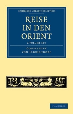 Reise in den Orient 2 Volume Paperback Set