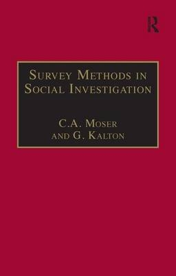 Survey Methods in Social Investigation