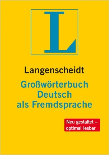 Langenscheidt Gro&szlig;w&ouml;rterbuch Deutsch als Fremdsprache - Buch (kartoniert) - Hans Wellmann