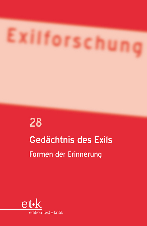 Ged&auml;chtnis des Exils