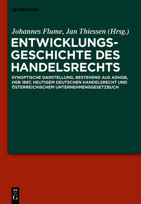 Entwicklungsgeschichte des Handelsrechts - 