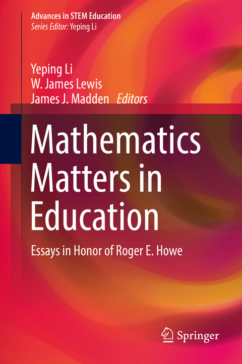 Mathematics Matters in Education - 