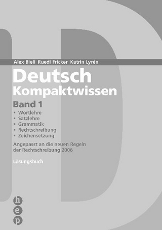 Deutsch Kompaktwissen Band I / Lösungen