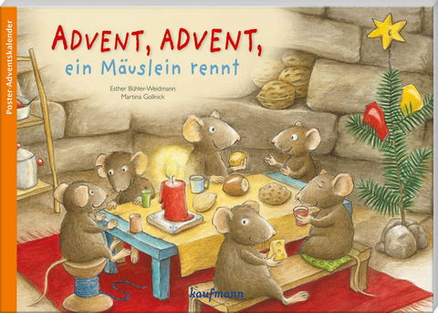 Advent, Advent, ein M&auml;uslein rennt. Ein Poster-Adventskalender zum Vorlesen - Esther B&uuml;hler-Weidmann
