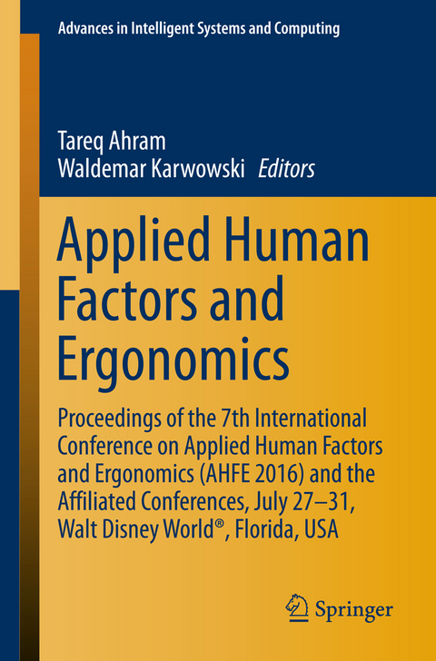 Applied Human Factors and Ergonomics - 