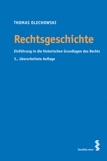 Rechtsgeschichte - Thomas Olechowski