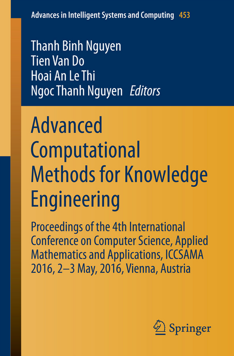 Advanced Computational Methods for Knowledge Engineering - 