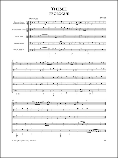 Th&eacute;s&eacute;e &ndash; Trag&eacute;die en musique - Jean-Baptiste Lully