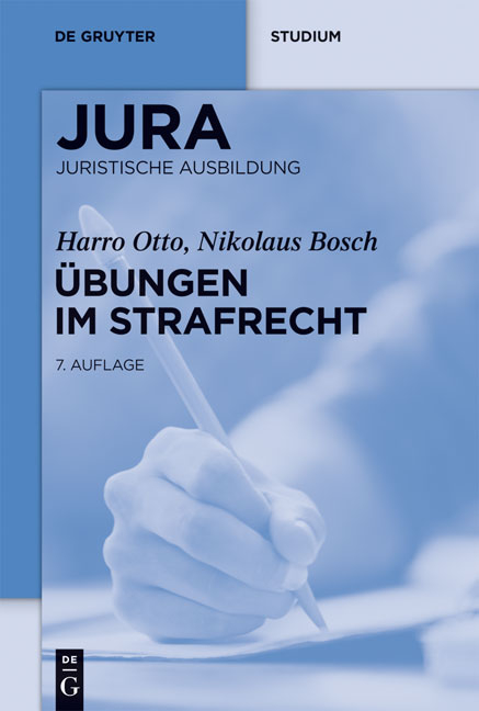 &Uuml;bungen im Strafrecht - Harro Otto, Nikolaus Bosch
