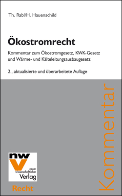 &Ouml;kostromrecht - Thomas Rabl, Herwig Hauenschild