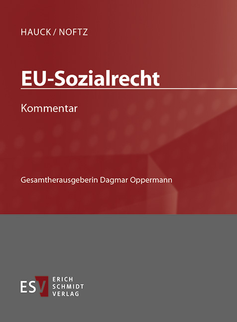 Sozialgesetzbuch (SGB). Kommentar / EU-Sozialrecht - Einzelbezug - Peter Becker, Stamatia Devetzi, Stefanie Klein, Albrecht Otting, Helmut Josef Weber