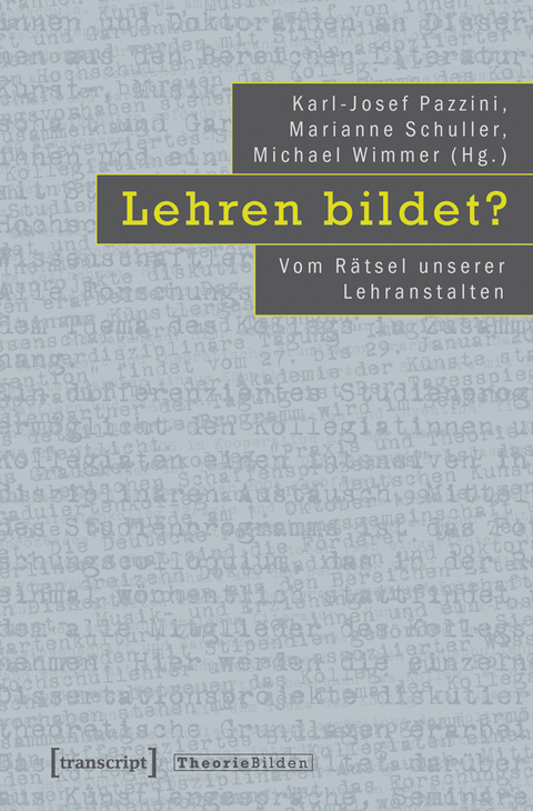 Lehren bildet? - 