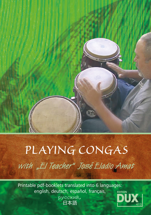 Playing Congas - with El Teacher Jose Eladio Amat -  Varkonyi Andre,  F&uuml;hrer Waltraud