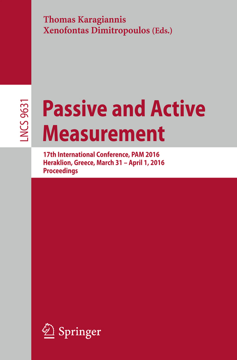 Passive and Active Measurement - 