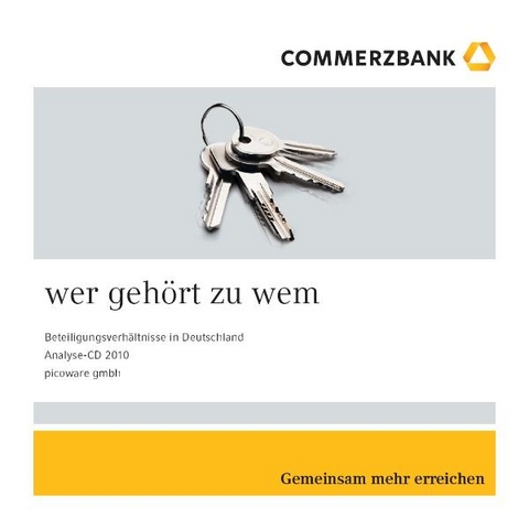 Wer gehört zu wem - Analyse-CD 2010 - Thomas Pfoch