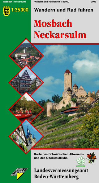 Wanderkarte 1:35000 Mosbach Neckarsulm