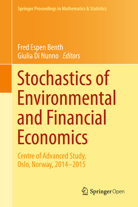 Stochastics of Environmental and Financial Economics - 