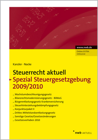 NWB Steuerrecht aktuell / Steuerrecht aktuell Spezial Steuergesetzgebung 2009/10