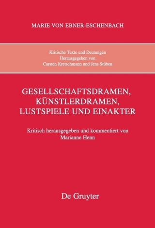 Gesellschaftsdramen, Künstlerdramen, Lustspiele und Einakter
