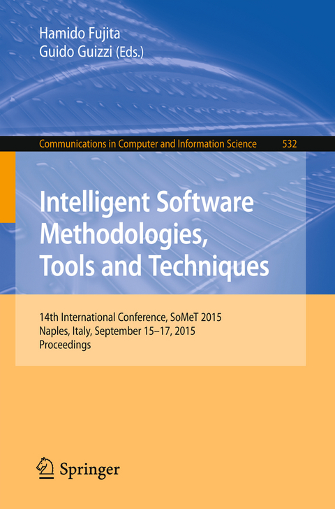 Intelligent Software Methodologies, Tools and Techniques - 