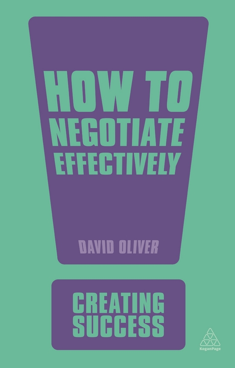 How to Negotiate Effectively - David Oliver