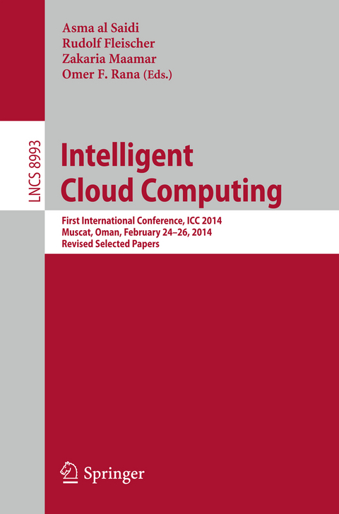 Intelligent Cloud Computing - 
