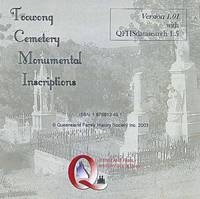 Toowong Cemetery Monumental Inscriptions with QFHS Datasearch Verion CD-ROM