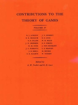 Contributions to the Theory of Games, Volume IV - 