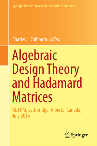 Algebraic Design Theory and Hadamard Matrices