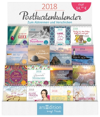 Display Postkartenkalender 2018