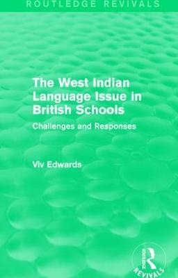 West Indian Language Issue in British Schools (1979) -  Viv Edwards