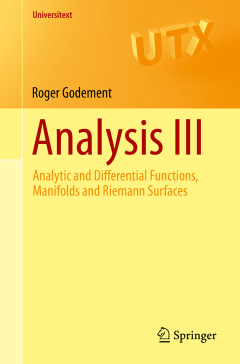 Analysis III - Roger Godement