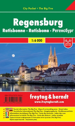 Regensburg, Stadtplan 1:6.000, City Pocket + The Big Five