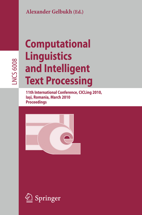 Computational Linguistics and Intelligent Text Processing - 