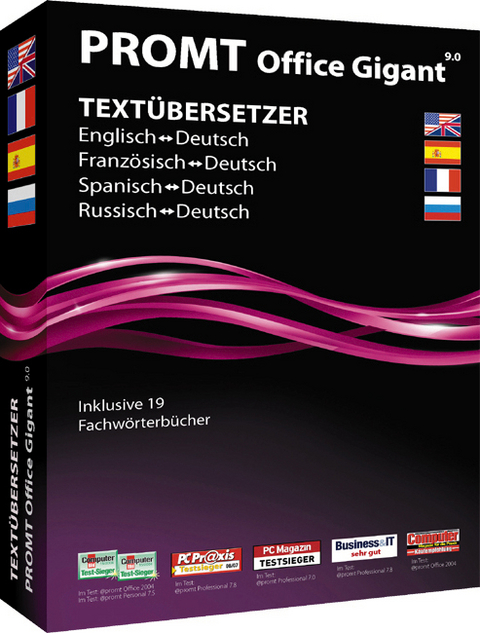 PROMT Office 9.0 Gigant Deutsch - Englisch, Spanisch, Franz&ouml;sisch, Russisch