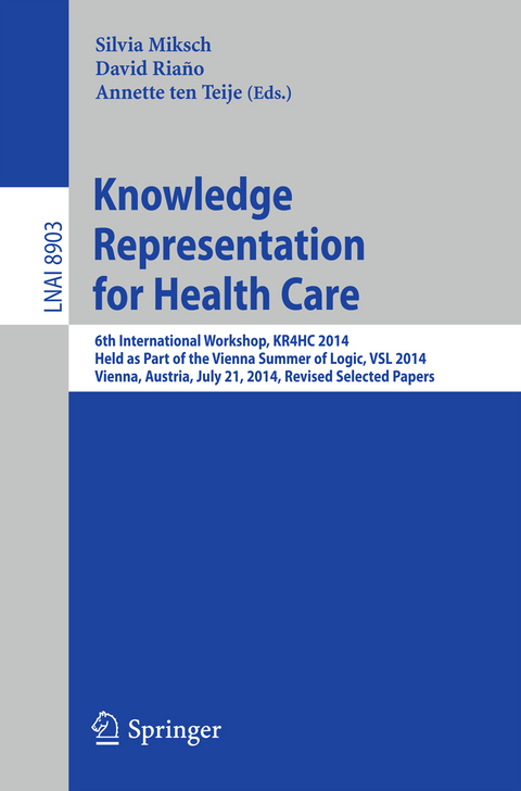 Knowledge Representation for Health Care - 